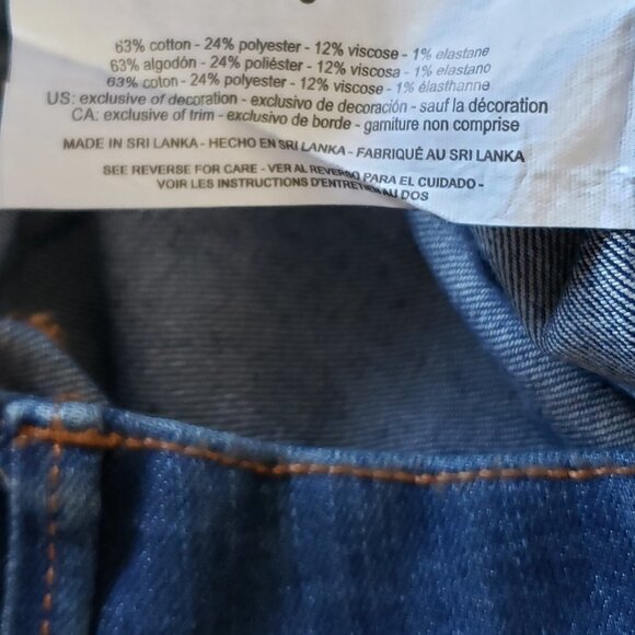 NWT - Gloria Vanderbilt Jeans Hidden Comfort Stretch Skimmer - Size 6 - Picture 7 of 7